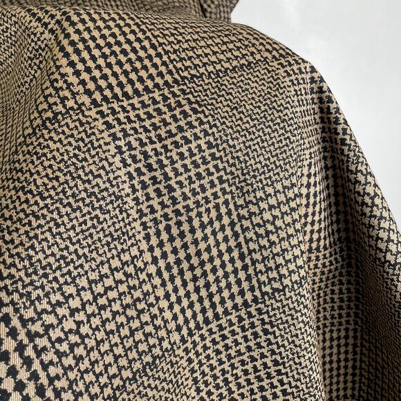 Hugo Boss Dixetta Sheath Midi Dress Brown Black Houndstooth US 8 Short Sleeve - Picture 11 of 16